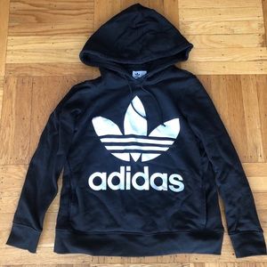Adidas hoodie, black. Size medium